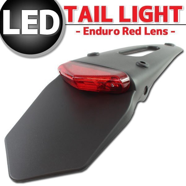 エンデューロLEDテールランプ レッドレンズ フサベル TE125 TE250 FE250 TE300 FE350 FE390 FE400e FS400e FE450 FS450e FE501 FE550e拍卖