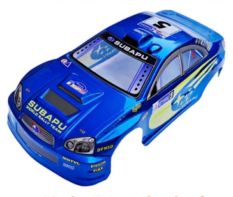 即決 送料無料 ブルー スバル ボディ 1/10 ラジコン ホイールベース 255mm ドリパケ TT01 TT02 タミヤ などなどに拍卖