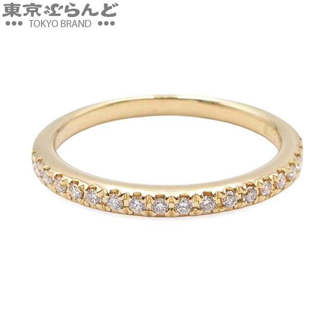 101824116 ミキモト MIKIMOTO リング イエローゴールド K18YG ダイヤモンド 18PD 0.12ct 11.5号相当 指輪 レディース 仕上済拍卖