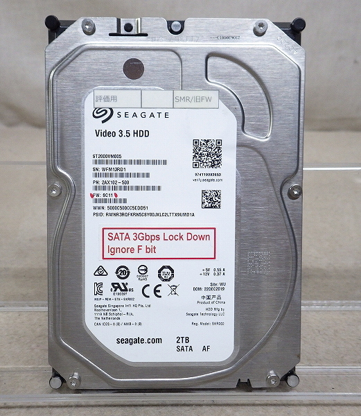 Kネま2159 SEAGATE 3.5インチ 内蔵HDD 2TB ST2000VM005-2AX102 パソコン周辺機器 PCパーツ ハードディスク拍卖