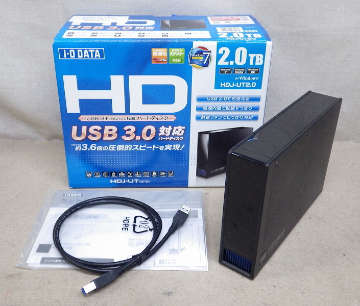 Kネま2164 IODATA/アイオーデータ USB接続 外付けHDD 2TB HDJ-UT2.0 パソコン周辺機器 ハードディスク PCパーツ拍卖