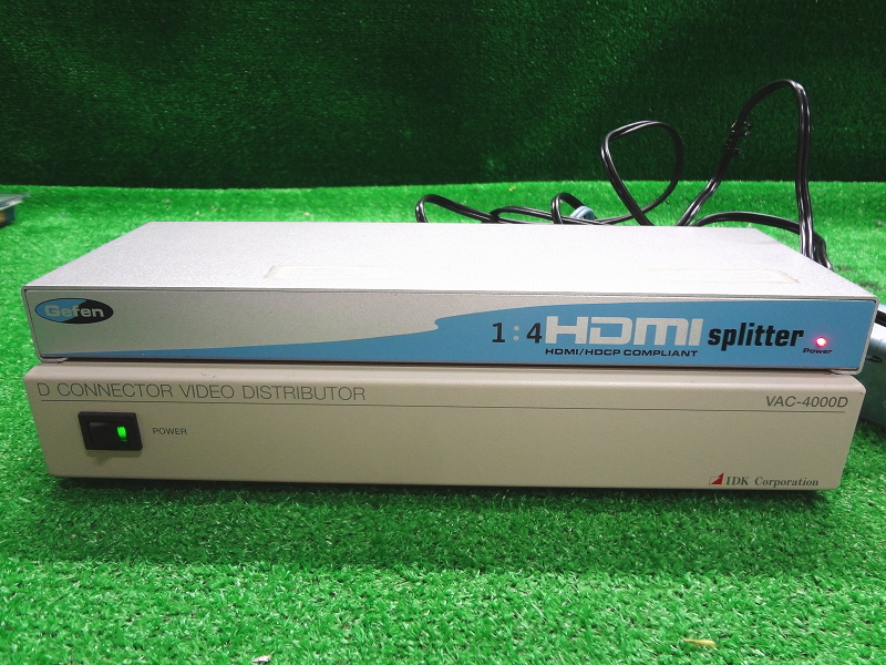 Kネか4071 Gefen■HDMI信号分配機器■HDMI分配機(1:4) HDMI Splitter■IDKcorporation■NTSCビデオ信号分配機■VAC-4000D■切替機 分配器拍卖