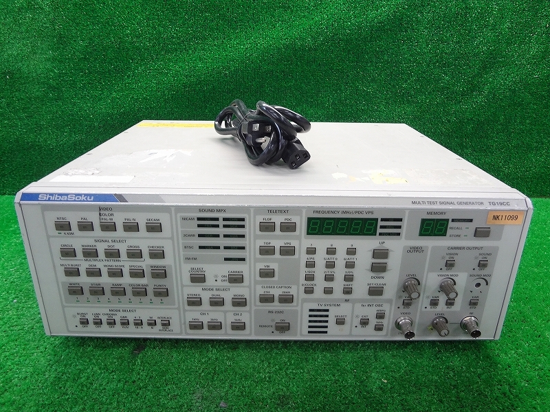 Kネお0920■ShibaSoku シバソク■MULTI TEST SIGNAL GENERATOR■TG19CC■テスト信号発生器 ジェネレーター■測定機器 計測機器 検査機器拍卖