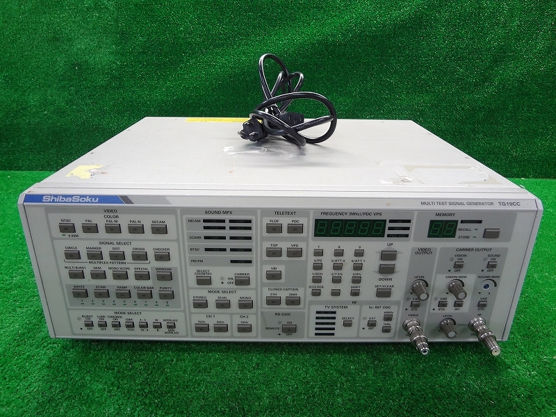 Kネお0921■ShibaSoku シバソク■MULTI TEST SIGNAL GENERATOR■TG19CC■テスト信号発生器 ジェネレーター■測定機器 計測機器 検査機器拍卖