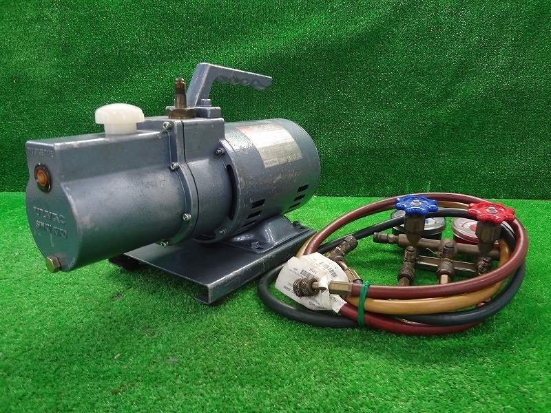Kネお0924■ULVAC アルバック■OIL ROTARY VACUUM PUMP 油回転真空ポンプ オイルロータリ真空ポンプ■GC-50D■約11.5kg■電動工具 道具拍卖