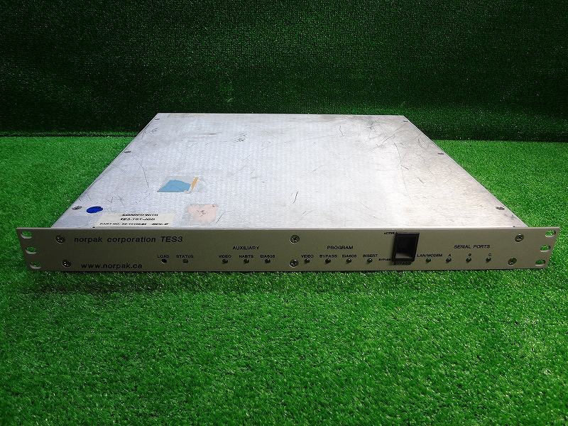 Kネみ1690 norpak corporation■TE3-UNI-368■TES3 Encoder■マルチスタンダードエンコーダ デコーダユニック■計測機器 電子機器拍卖