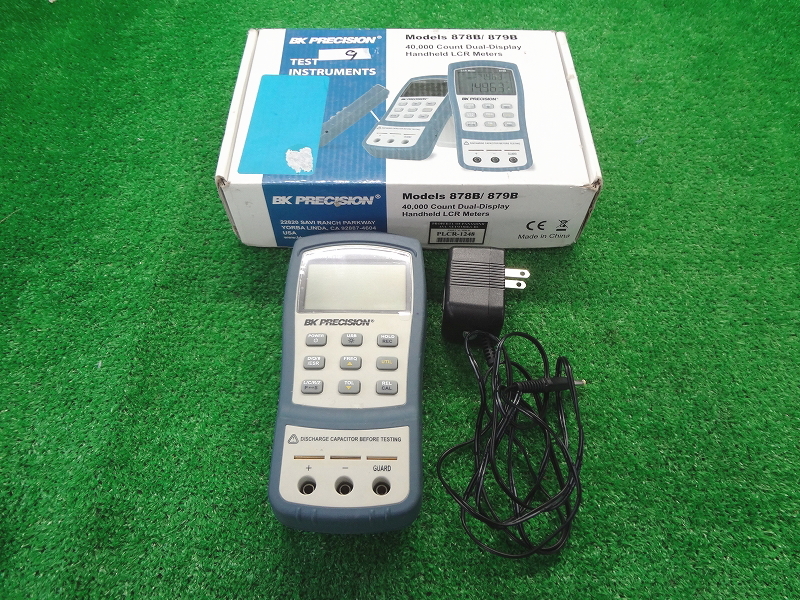 Kネか4212 BK PRECISION■4000カウントデュアルディスプレイハンドヘルドLCRメーター■878B/879B■ハンドヘルド LCRメーター 計測器 測定器拍卖