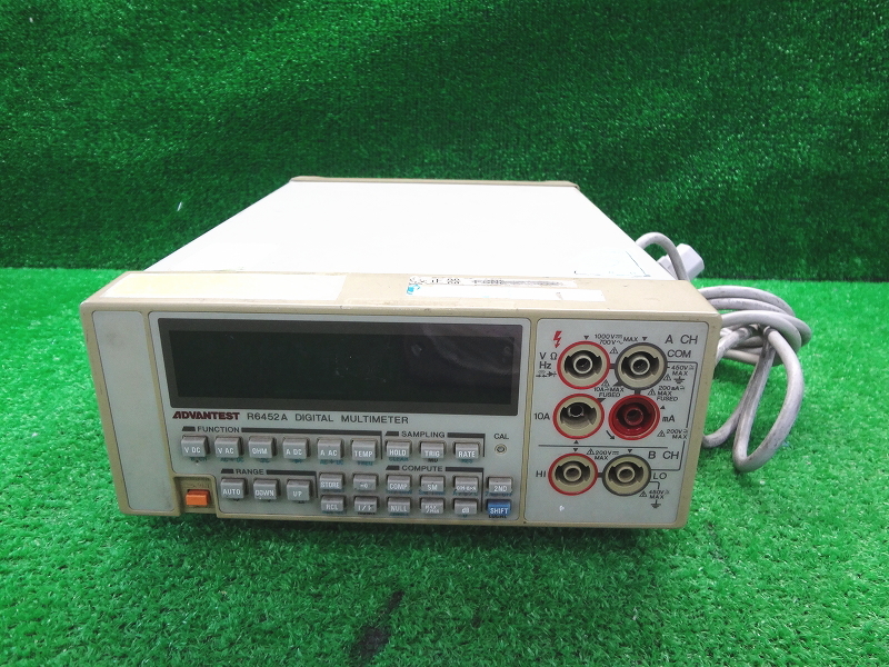 Kネか4215 ADVANTEST アドバンテスト■デジタルマルチメーター■R6452A■DIGITAL MULTIMETER■直流電圧 電流源 測定器 計測器拍卖