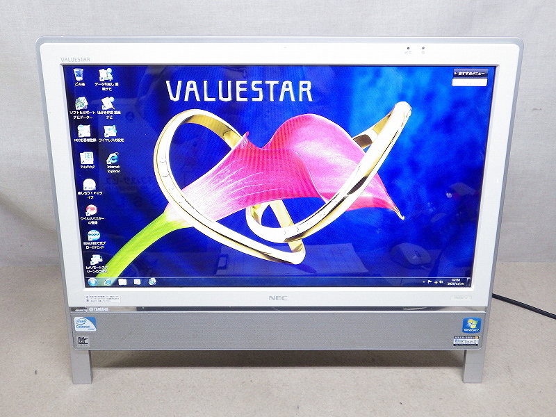 Kミま2161 NEC■20型ワイド 一体型PC■VALUESTAR VN370/C■Win7HomePre■Celeron P4600@2GHz■メモリ4GB■HDD1TB■パソコン 本体拍卖
