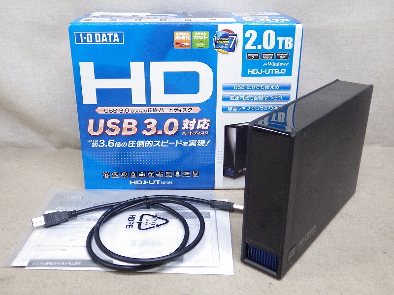 Kネま2163 IODATA/アイオーデータ USB接続 外付けHDD 2TB HDJ-UT2.0 パソコン周辺機器 ハードディスク PCパーツ拍卖