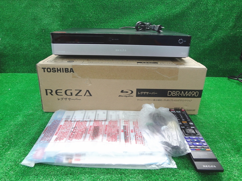Kネか4260 TOSHIBA 東芝■HDD&ブルーレイディスクレコーダー■DBR-M490■2013年製■REGZA■タイムシフトマシン■映像機器 テレビ 録画拍卖