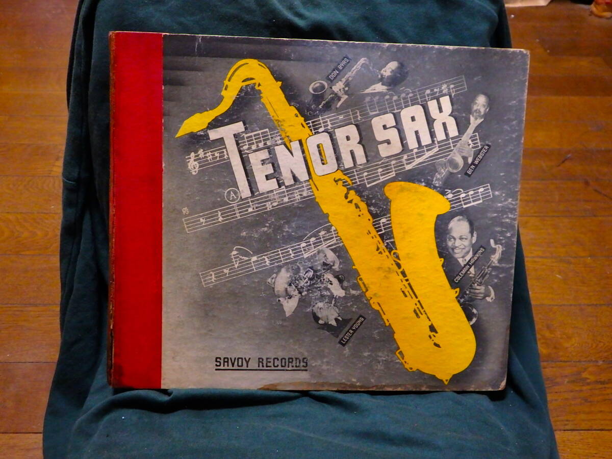 ☆★撃レア☆超希少!SP盤78rpm ☆ Lester Young 他★ TENOR SAX ★SAVOY 【4枚組アルバム】☆臨場感が全く違います !!!☆匿名配送拍卖