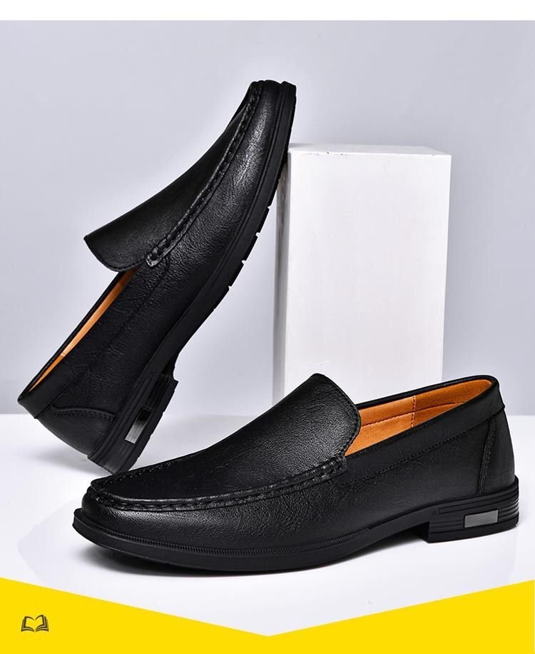 XX-2352/黒/38# 新品 高品質 英国風 牛革 メンズ ハンドメイド 本革 ドライビングシューズ スリッポン ローファー 牛革拍卖