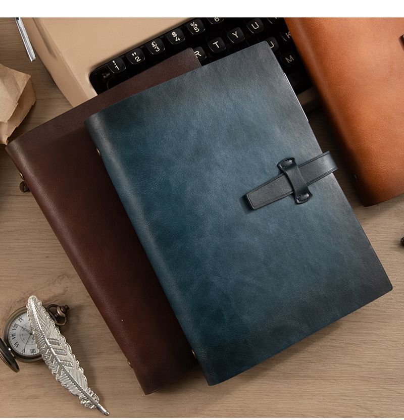 本革 システム手帳 A5 6穴 リフィル ノート レザーカバー 手帳カバー ミニ ビジネス メモ帳 卒業 記念品 就職 プライベート オフィス ネイ拍卖