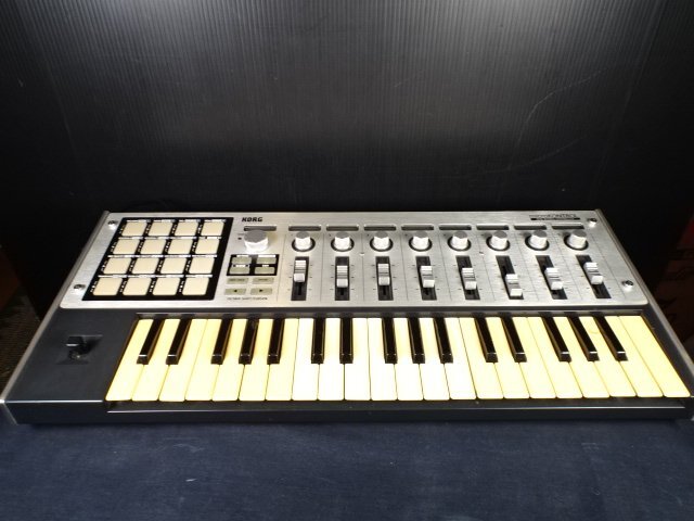 KORG microKONTROL MIDIコントローラー 通電確認のみ 液晶表示でない ACアダプター欠品 キーボード焼けあり 現状品 ①拍卖