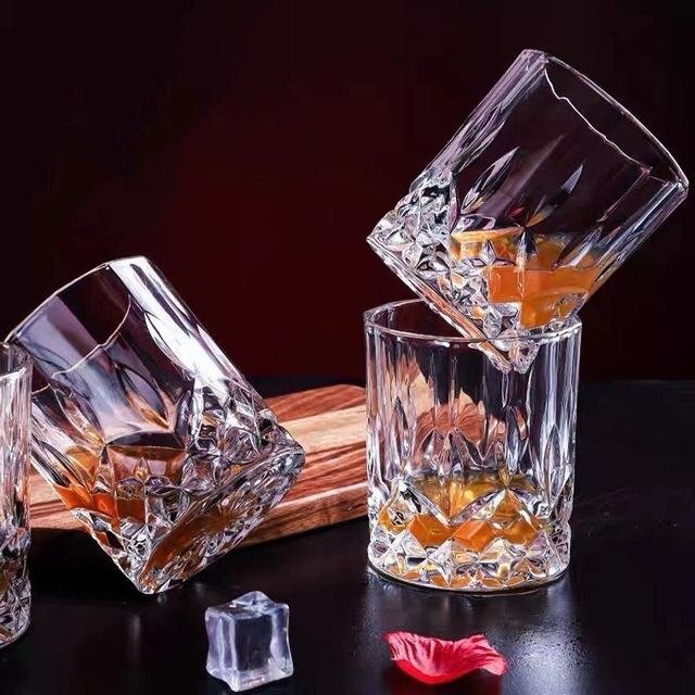 2個セット ウイスキーグラス ロックグラス ブランデーグラス ウイスキー グラス クリスタルグラス コップ ビアグラス ショットグラス拍卖