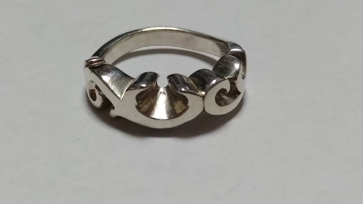 ☆【ファッション・アクセサリー】ウズ UZU 指輪 シルバー SV925 リング 16号/唐草透かし模様デザイン コレクション拍卖