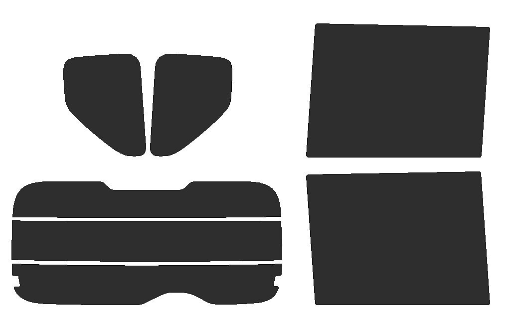 【AXISヤフオク!店】 SunTek 断熱スモーク05 ルークス B44A リア用セット 高いプライバシー効果と断熱効果拍卖