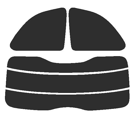 【AXISヤフオク!店】 SunTek 断熱スモーク05 フィアット 500 リア用セット 高いプライバシー効果と断熱効果拍卖