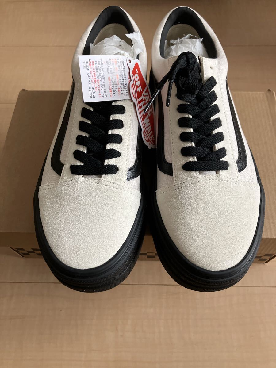 新品未使用 VANS オールドスクール ホワイト×ブラック 25cm Vans バンズ拍卖