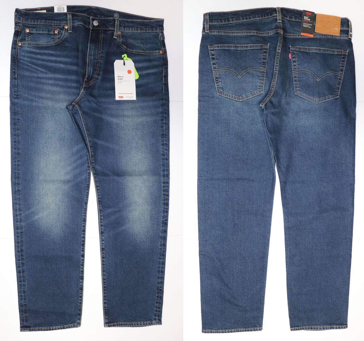 定価10000 新品 リーバイス 29507-1010 W36 L32 502 レギュラーテーパー インディゴ WARM ストレッチデニム BIG-E Levi's #MR拍卖