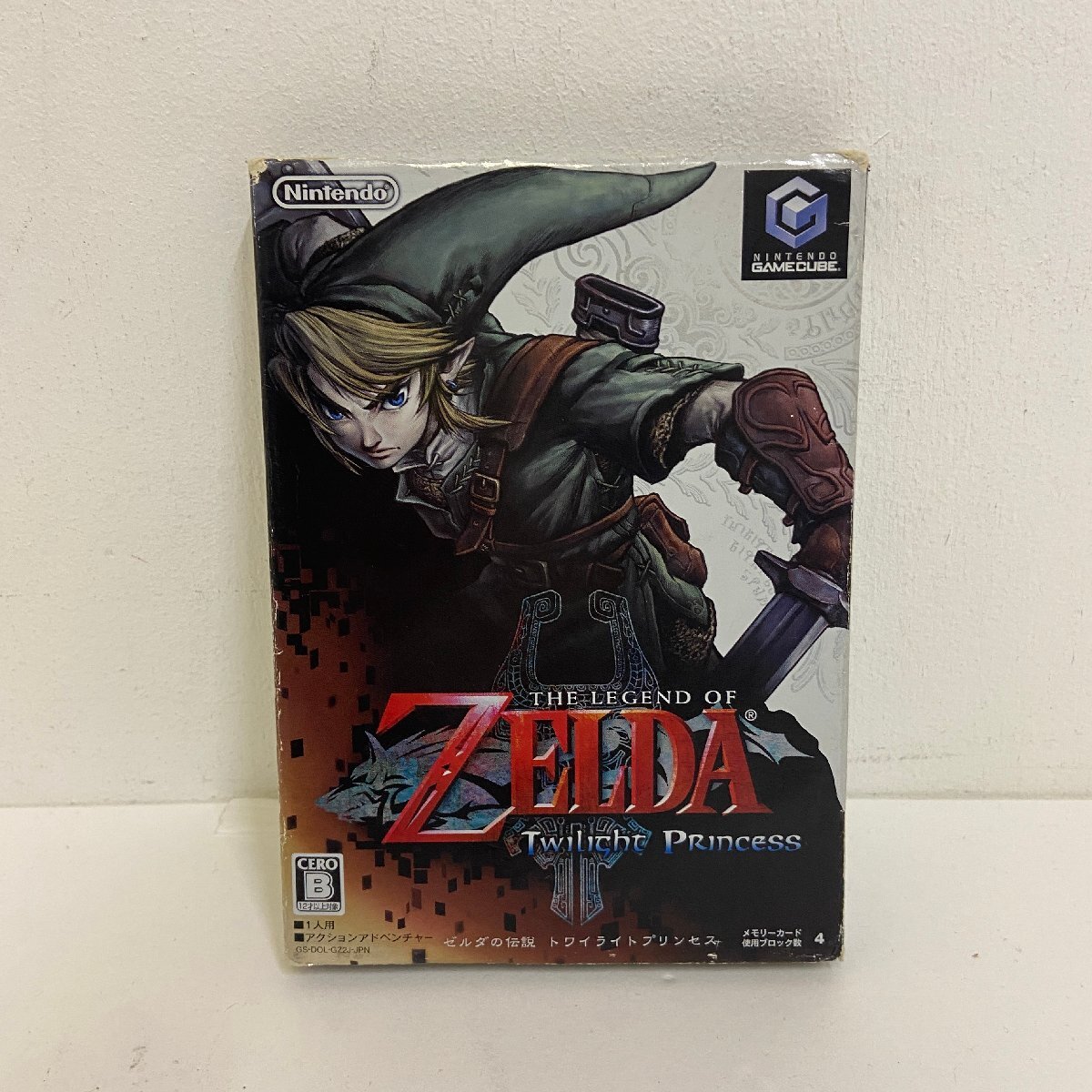 【607-26653k】★1円スタート★ジャンク GC ゲームキューブ ゼルダの伝説 トワイライトプリンセス 拍卖