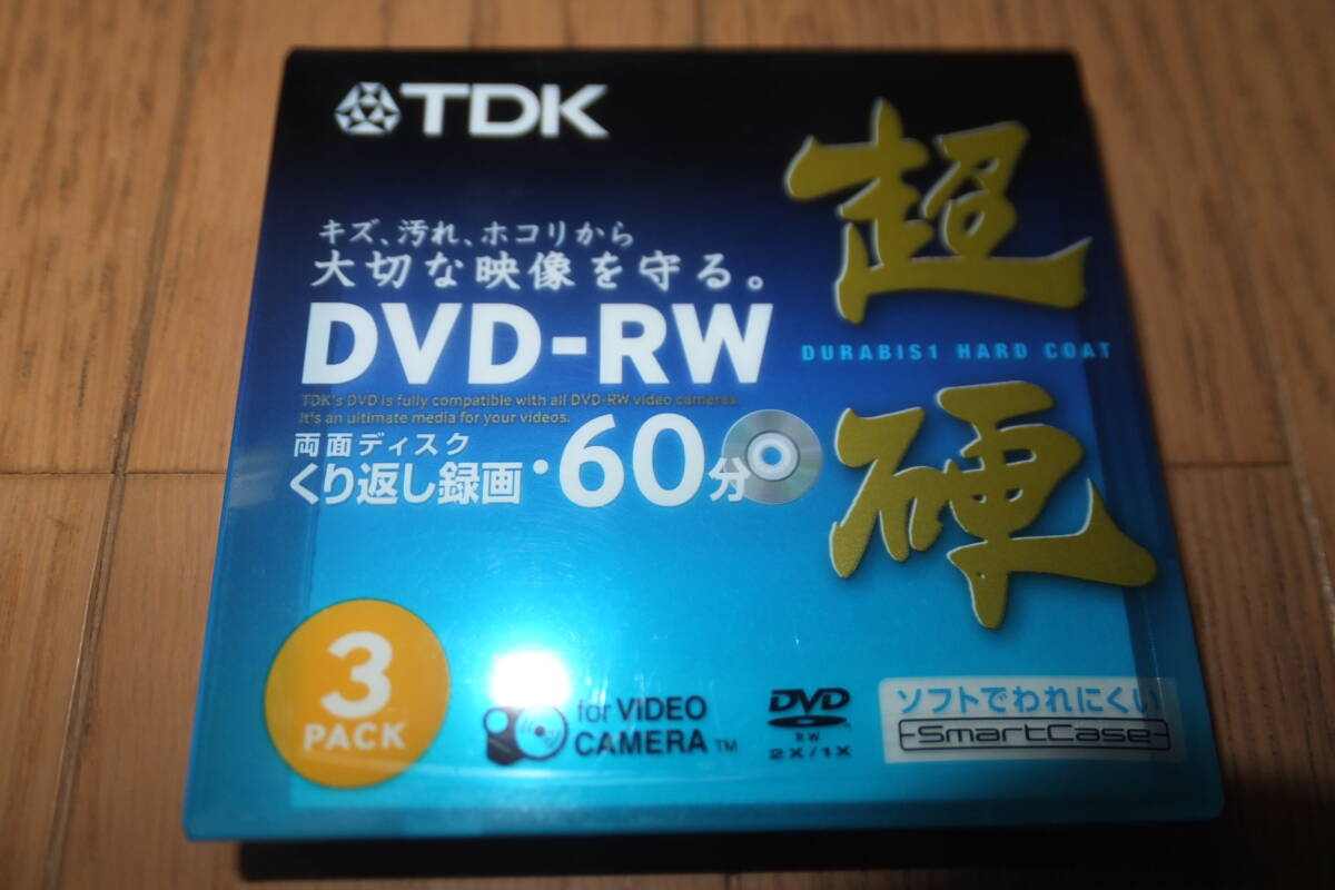 *複数可 新品 TDK 超硬 8cm DVD-RW 60分記録 スマートケース入り DRW60HC3A 3枚パック 3PACK 3枚組 ビデオカメラ用 ティーディーケイ*拍卖