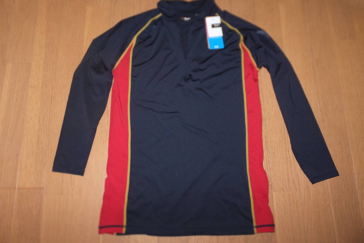 *新品 sa gear 長袖 フィット プラクティスシャツ ネイビー M SA-Y14-101-023 50013128 エスエー ギア アンダーシャツ*拍卖