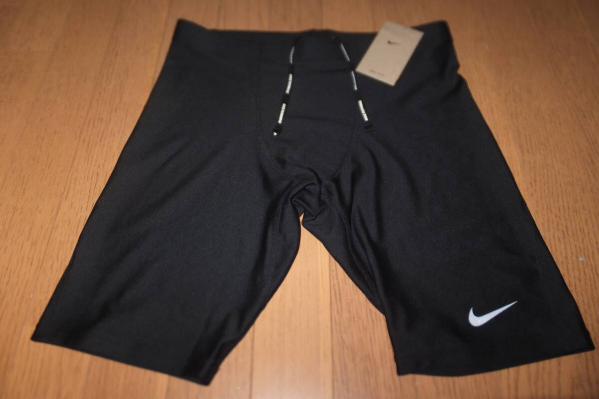 *ナイキ NIKE Dri-FIT ドライフィット ファスト 1/2レングス レーシングタイツ ブラック 黒 トレーニング インナー タイツ DM4728-010 XL*拍卖
