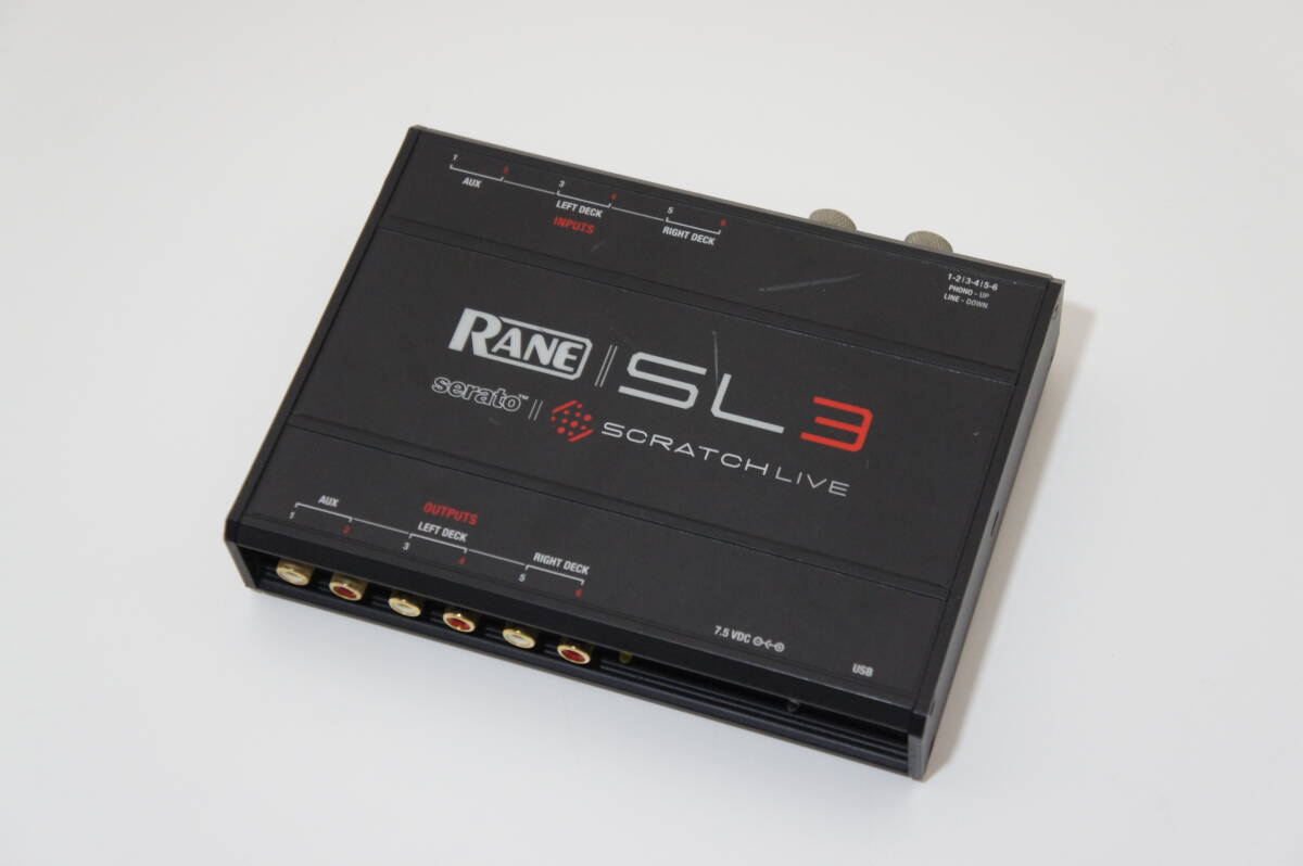 RANE SCRATCH LIVE SL3 デジタルDJシステム オーディオインターフェース Serato拍卖