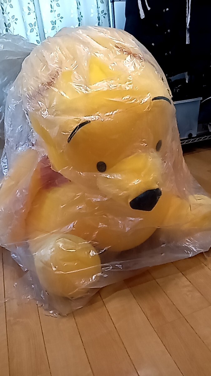 【ほぼ未使用】 くまのプーさん ディズニー 超特大 ぬいぐるみ BIGぬいぐるみ 座高100cm 横幅90cm 奥行65cm拍卖