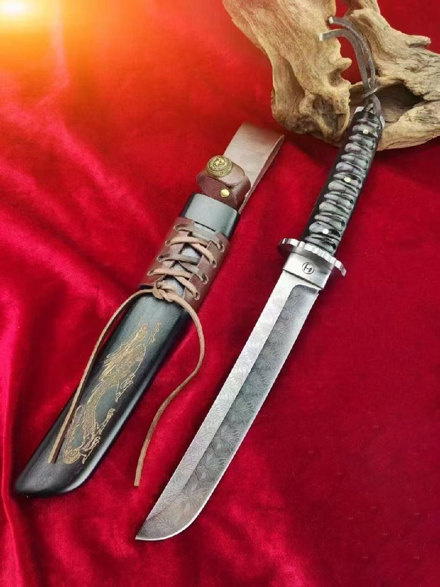 雪★本州 全長36㎝ サバイバルナイフ 和風 薪割り 大工道具 シース付き ハンティング 專用シース付き キャンプ アウトドア ハイキ拍卖