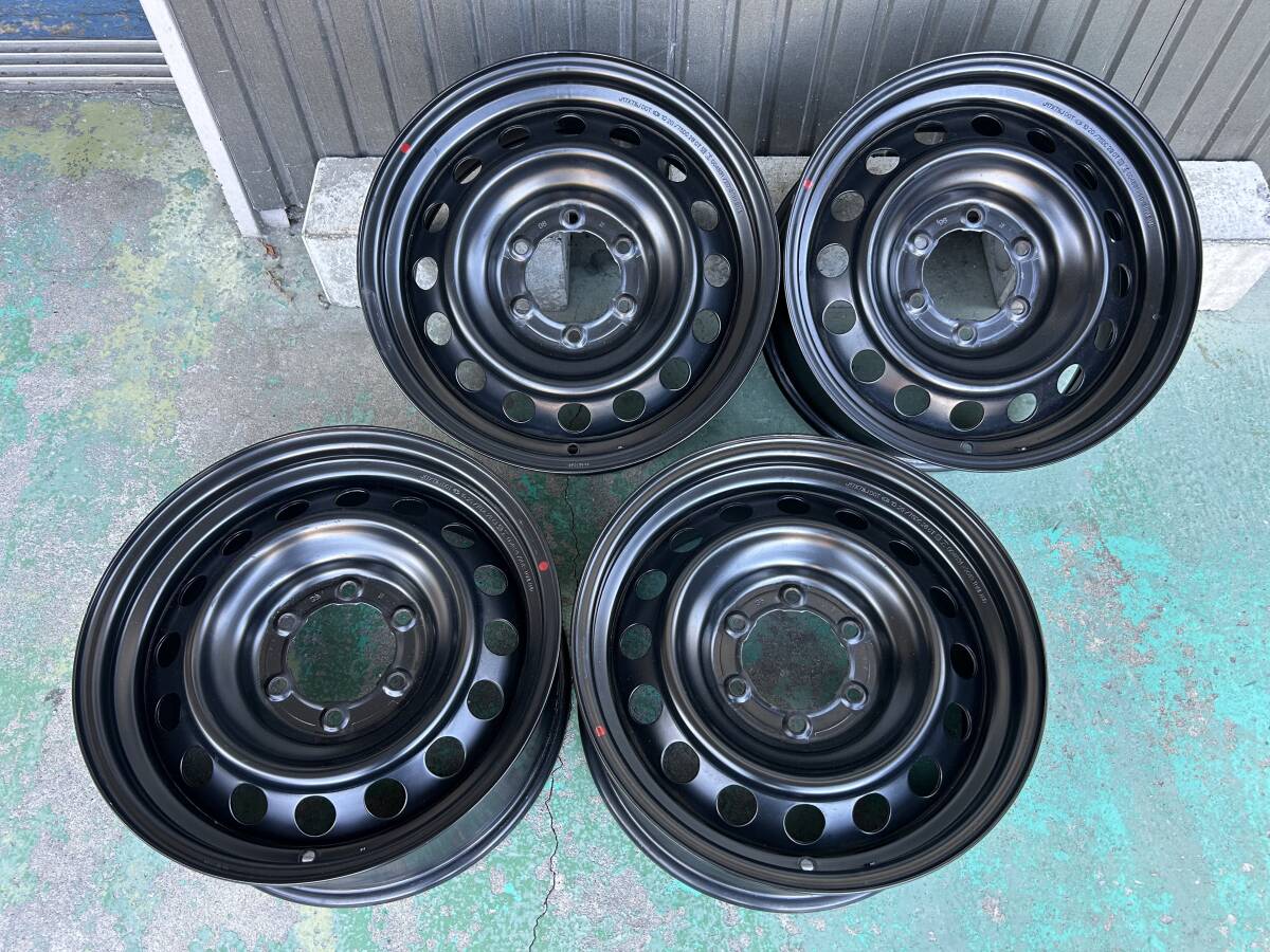FJクルーザー純正スチールホイール 17×7.5J+15 6H-139.7 スタッドレス用などに!プラドハイエースハイラックスそこそこ綺麗拍卖