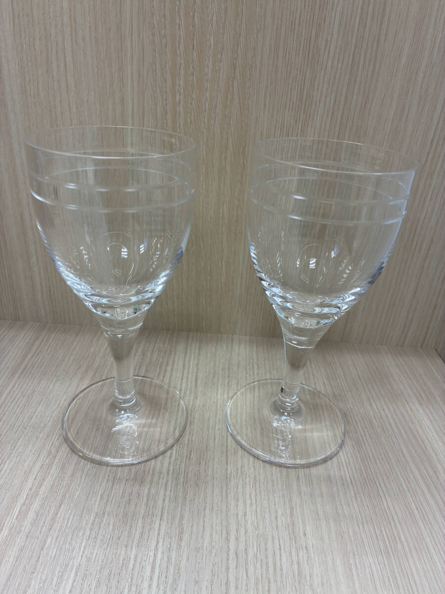 (I14725)ティファニー ワイングラス ペアグラス 箱付き拍卖