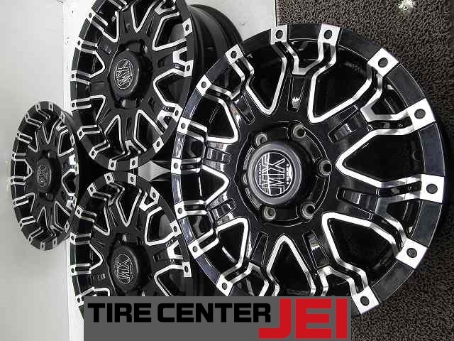 16インチ バドックス ロックケリー632 6.5J+38 139.7 ハイエース 中古アルミホイール【4本セット】送料無料(A16-5596)拍卖