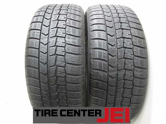 225-50R18 8.5分山 ダンロップ ウィンターマックス 2021年製 ランフラットタイヤ 中古スタッドレスタイヤ【2本】送料無料(S18-8233)拍卖