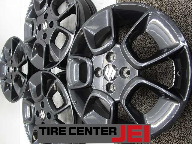 16インチ スズキ クロスビー純正 5J+40 100 中古アルミホイール【4本セット】送料無料(A16-5605)拍卖