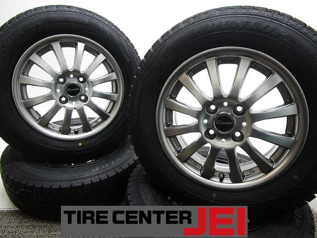 14インチ WM02 175/70R14 5.5J+43 100 コンパクトカー 中古タイヤアルミホイール【4本セット】 送料無料(SA14-4625)拍卖