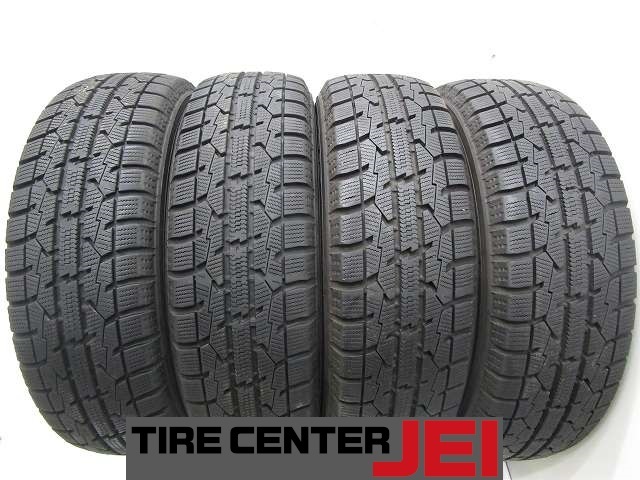 155-65R13 9-8.5分山 トーヨーオブザーブ 2022年製 中古スタッドレスタイヤ【4本】送料無料(S13-8303)拍卖