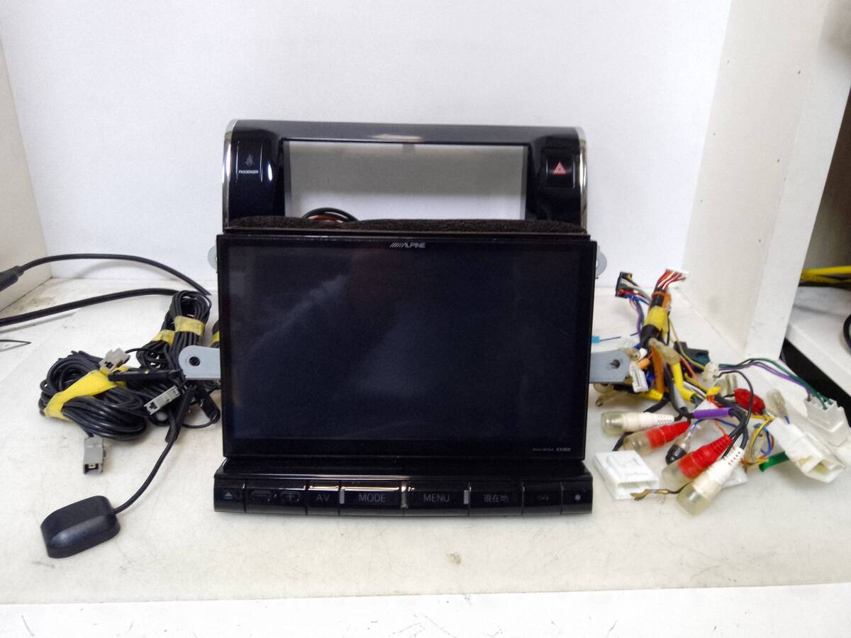 即決!アルパイン9インチSDナビEX900-ES 50エスティマ 初期型ブラックパネル 拍卖