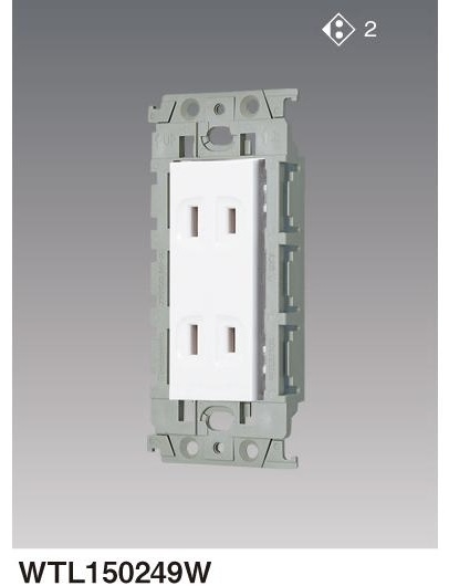 ●WTL150249W 埋込ダブルコンセント●パナソニック拍卖