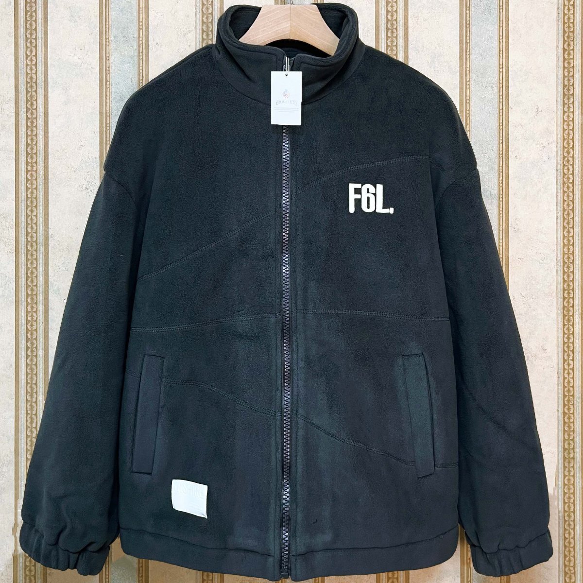 新作 定価7万 FRANKLIN MUSK・アメリカ・ニューヨーク発 ジャケット カシミヤ100% 厚手 ソフト お洒落 シンプル アウター 秋冬 サイズ3拍卖