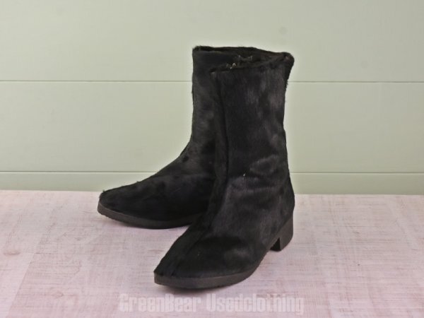 E308 ビンテージ NOVA LUX レディースブーツ 黒 24cmくらい拍卖