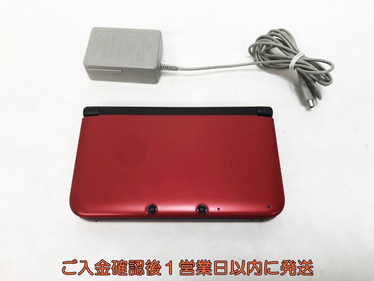 【1円】ニンテンドー3DSLL 本体 レッド/ブラック 任天堂 SPR-001 初期化/動作確認済 3DS LL M03-029yk/F3拍卖