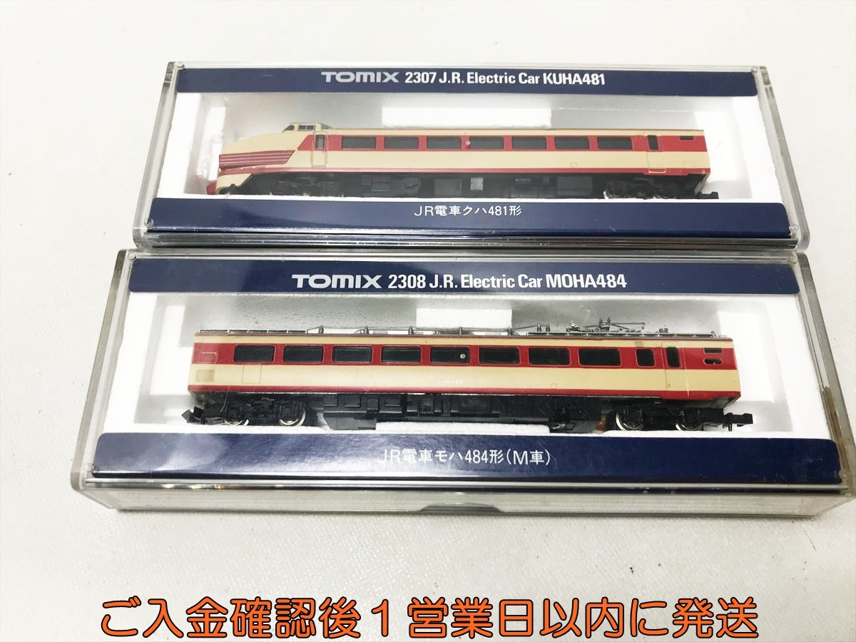 【1円】TOMIX 2307 2308 JR電車 クハ481形 モハ484形 2両セット Nゲージ鉄道模型 未検品ジャンク H09-308ek/F3拍卖