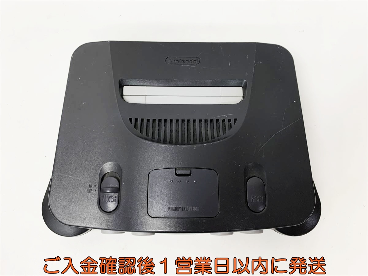 【1円】任天堂 ニンテンドー64 本体 ブラック NUS-001 ロクヨン 未検品ジャンク N64 D07-087rm/G4拍卖
