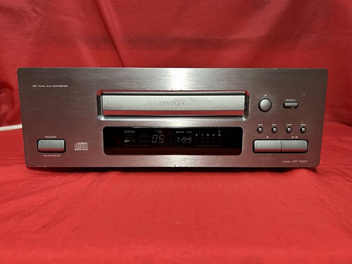 美品 ケンウッド DP-1001 DAC7 TDA1547 × バーブラウン OPA2604 ピックアップ交換 電源プラグ交換 ニチコンミューズFW採用 S/N180拍卖