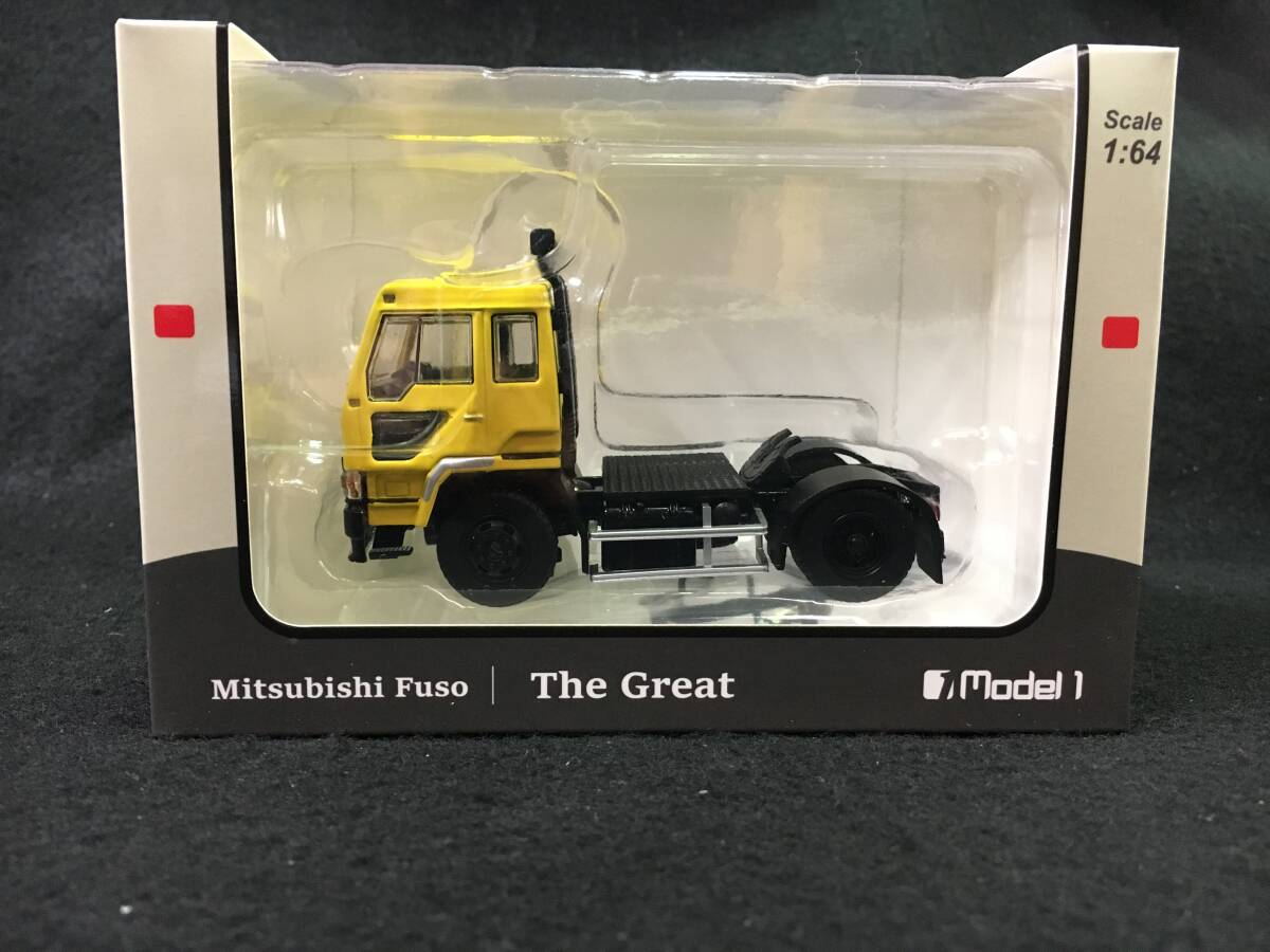 ●新品未開封●MODEL1 (モデルワン) 1/64 三菱 FUSO ザ・グレート 1986 イエロー T66302拍卖