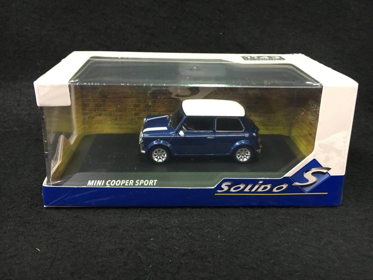 ■新品未開封■ソリド 1/43 ミニ クーパー スポーツ 1997 ブルー S4316602 拍卖