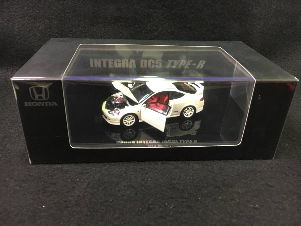 ●撮影のため一度開封●LCDモデル 1/43 ホンダ インテグラ タイプR (DC5) ホワイト拍卖